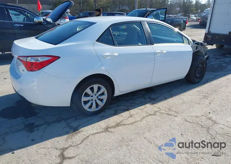 2016 Toyota Corolla Le из США, поврежденный, VIN 2T1BURHE5GC553633